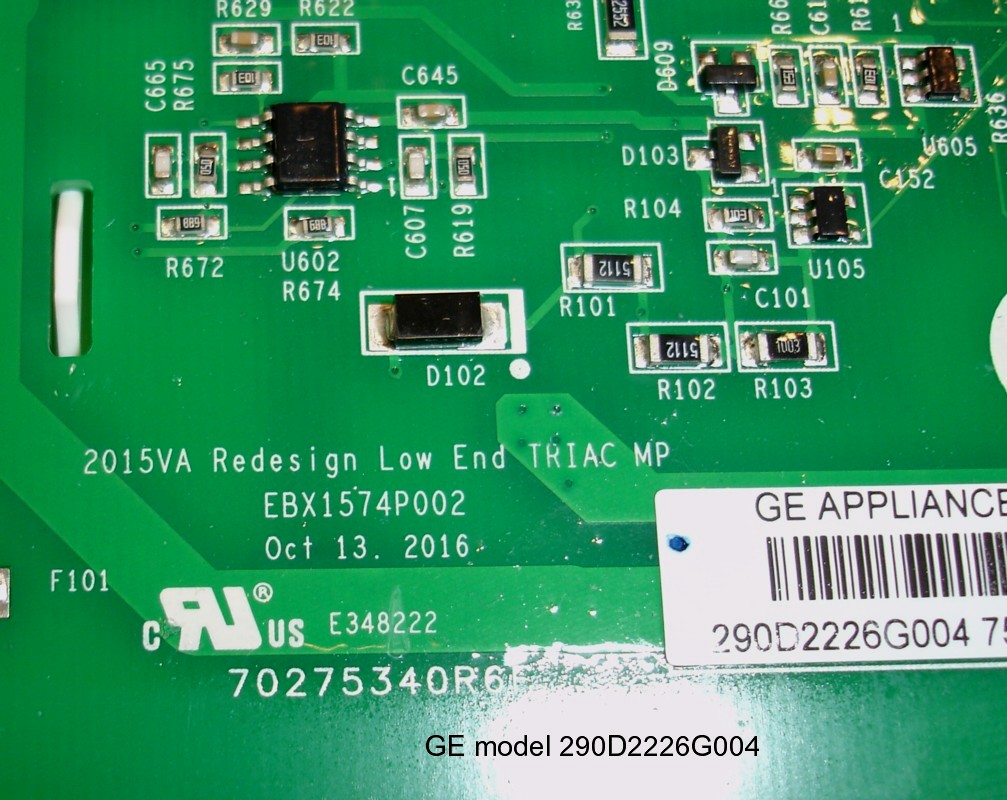 GE Main Controller Board